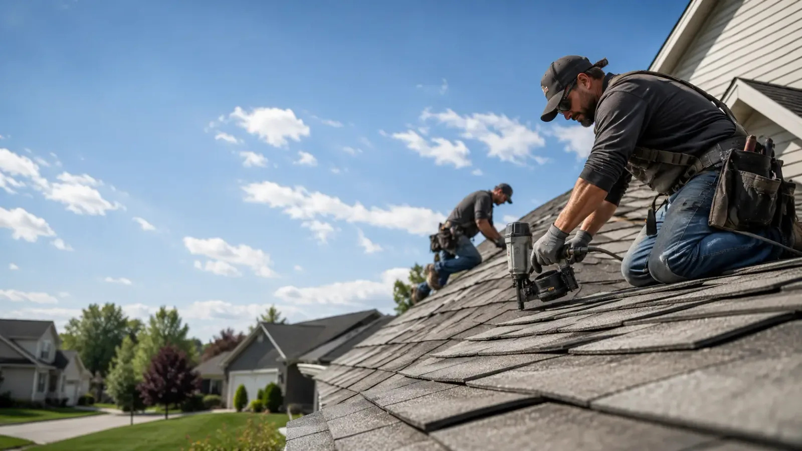 Storm Damage Roof Repair in Reynolds, IL near me